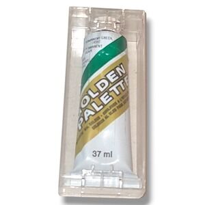 NOS Grumbacher Golden Palette Oil Paint Permanent Green Light 37ml Tube‎